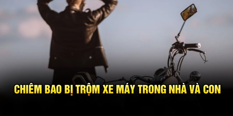 Chiêm bao bị trộm xe máy trong nhà và con 