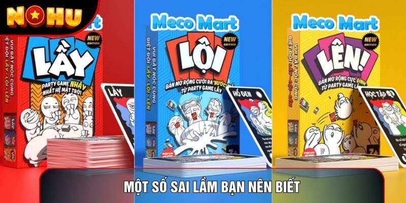 Một số sai lầm bạn nên biết