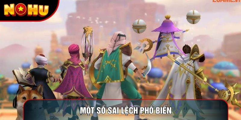 Một số sai lệch phổ biến Một số sai lệch phổ biến